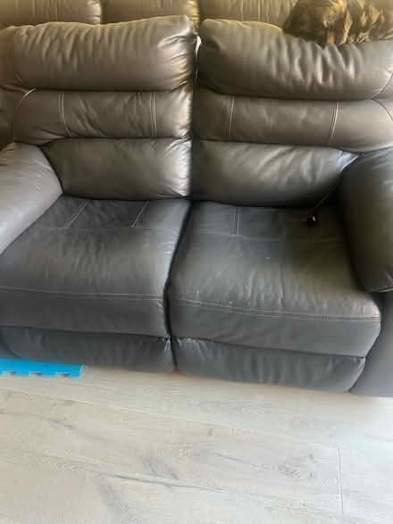 Photo of free 2-Seater Leather Recliner Sofa (BR2) #1
