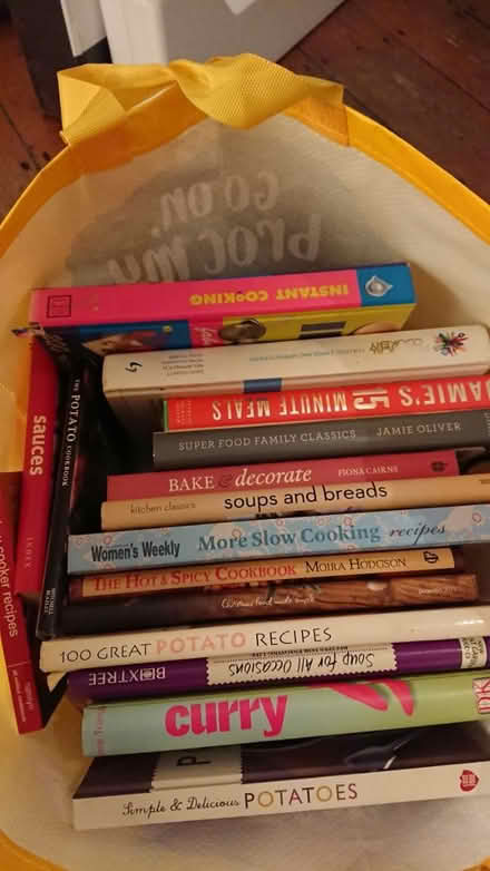 Photo of free 3 bags cookery books (CT11) #1