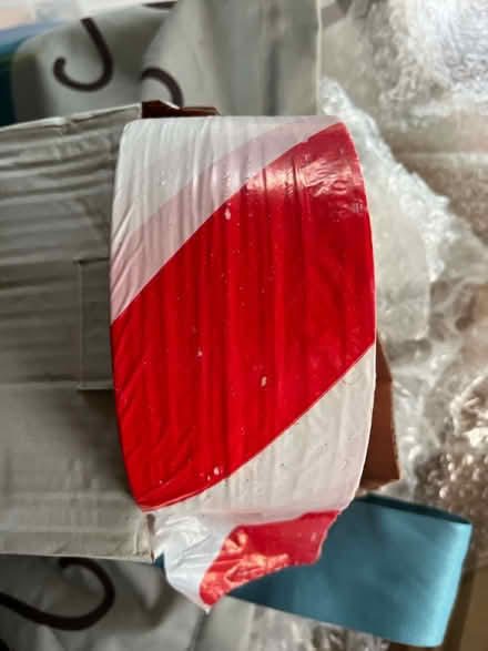 Photo of free Large roll of red/white tape (Bath and within 10 miles) #1
