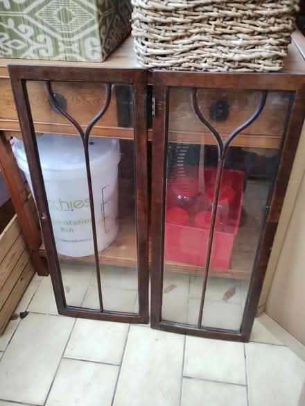 Photo of free 2 Edwardian cabinet doors (Olton Solihull) #1