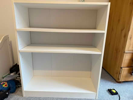Photo of free White bookcase / shelf unit (Carshalton) #2