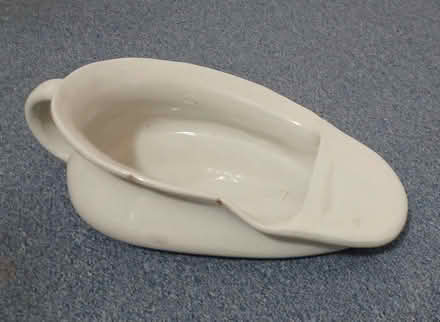 Photo of free Vintage ceramic bed-pan - novelty plant-pot container? (Primrose LA1) #1