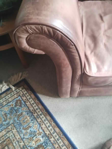 Photo of free Large Leather Armchair (Olton Solihull) #2