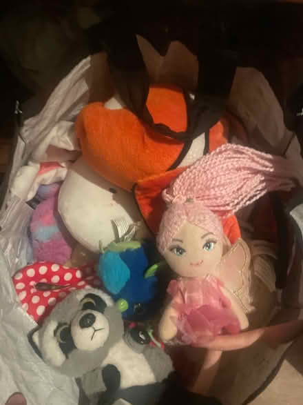 Photo of free Bag of kids plush toys (Blacklands TN34) #1