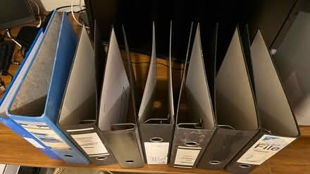 Photo of free Lever arch files, used (Battledown GL52) #2