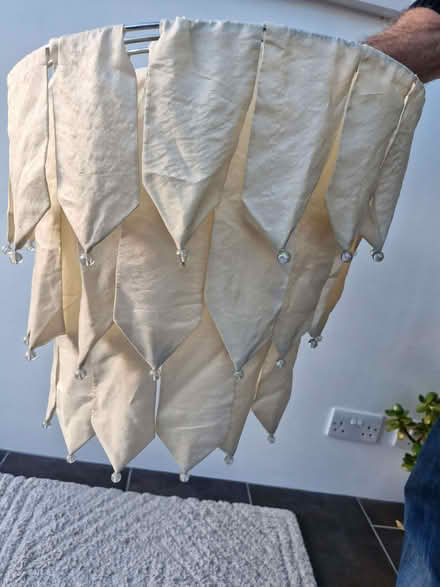 Photo of free 2 x cream silk ribbon chandeliers (Farnborough BR6) #3