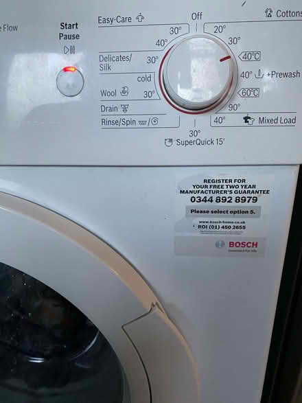 Photo of free Bosch Washing Machine (Malvern Link WR14) #2