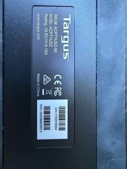 Photo of free Targus Universal Docking Station (Near Wootton High School) #4