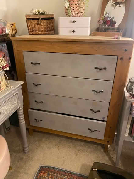 Photo of free Wooden chest of 4 drawers (Holloway N7) #1