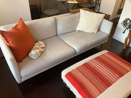 Photo of free Couch and Ottoman (Near 7th ave West & Hemlock St) #1