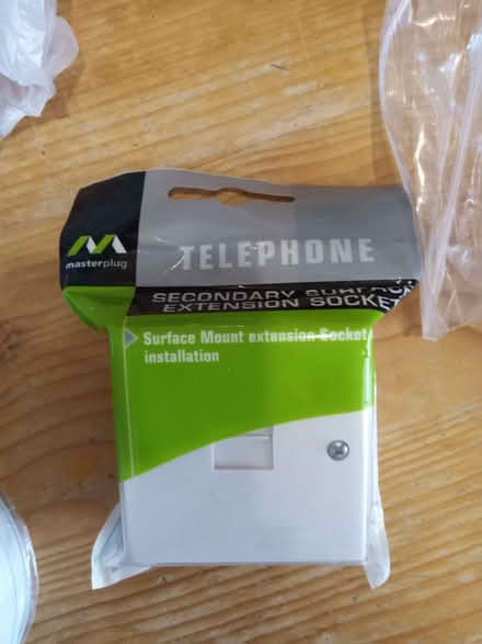 Photo of free Surface Mount Extension telephone socket, unopened. (Hemyock EX15) #1