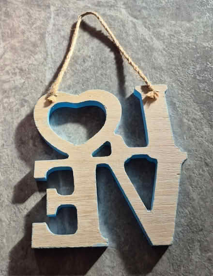 Photo of free Wooden hanging sign (Leigh Park PO9) #2