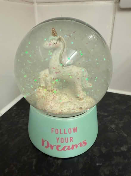 Photo of free Unicorn snow globe (Carshalton) #1