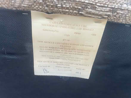 Photo of free 2 Seater Sherbourne Sofa. Vgc (Bishop’s Stortford CM23) #2