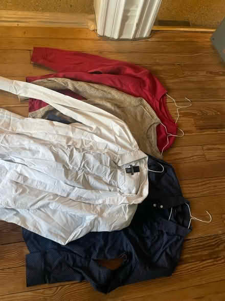 Photo of free Male sweaters and shirts size m (69th Ave btw 60th Ln & 60th st) #1