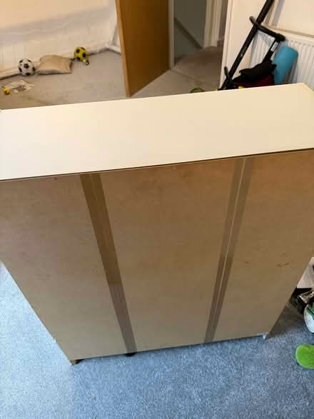 Photo of free White bookcase / shelf unit (Carshalton) #1