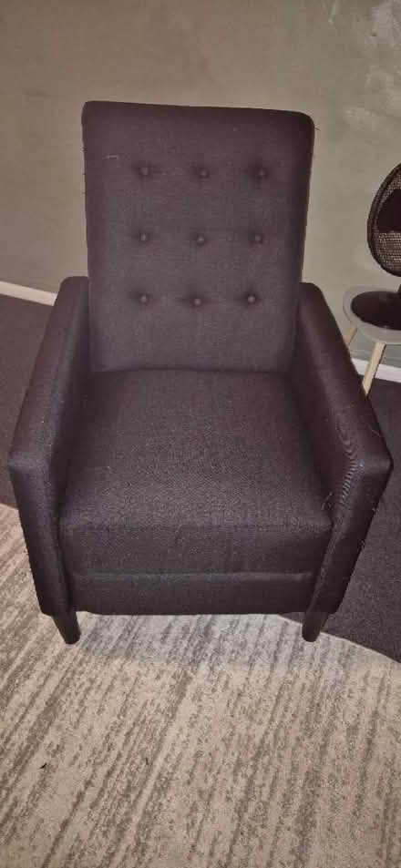 Photo of free Small recliner chair (Blacon CH1) #2