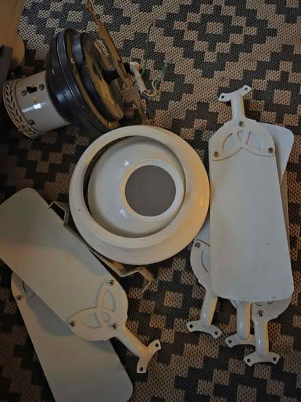 Photo of free Ceiling fan with light (New Ash Green DA3) #1