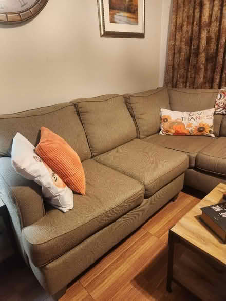 Photo of free large sectional couch. as is (Prospect Park NJ) #1