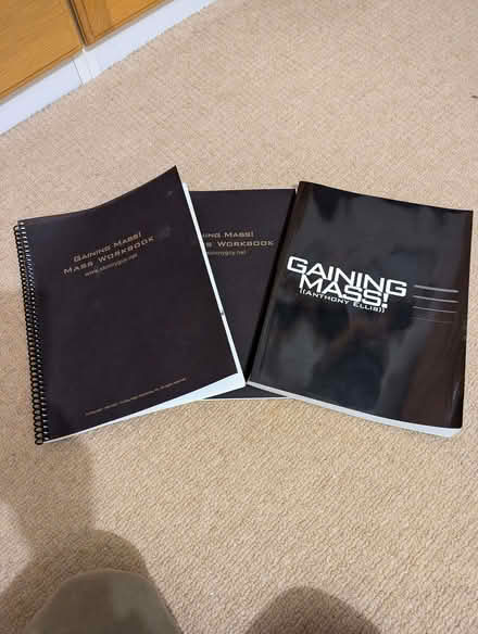 Photo of free Gaining Mass! Workbooks and Manual by Anthony Ellis. (Hartwood Green PR7) #1