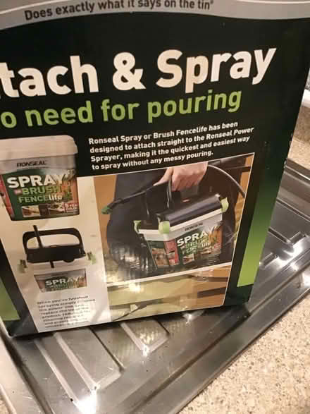 Photo of free Ronseal power sprayer - never used (Alderley Edge SK9) #3