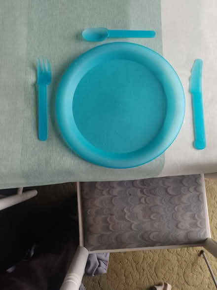 Photo of free Plastic party plates and cutlery (Abingdon OX14) #1