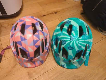 Photo of free 2 toddler helmets both 46 to 51 cm (Colinton EH13) #1