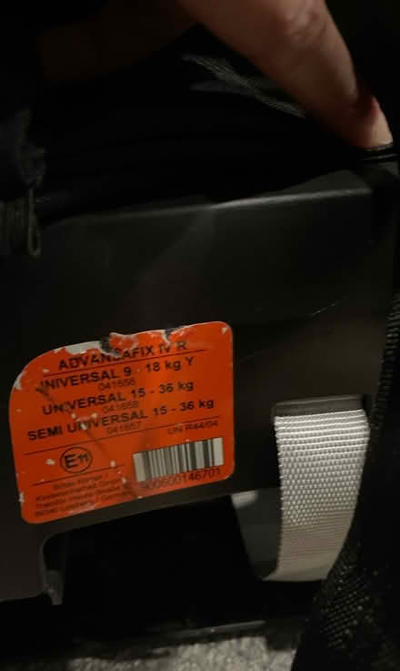 Photo of free Britax car seat (Leigh woods) #2