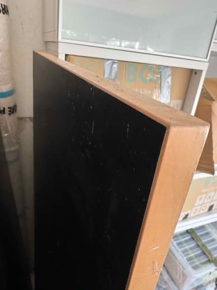 Photo of free 4 black Ikea desks 150x75 cm (ME1 2SN) #3
