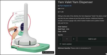 Photo of free Yarn Valet Yarn Dispenser (near Maryvale Park) #3