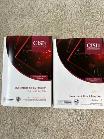 Photo of free CISI Study Books (Sherwood NG5) #1