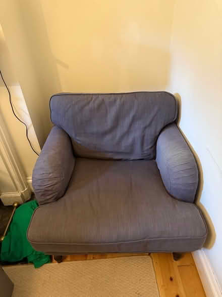 Photo of free Grey armchair (IKEA) (Haydon Bridge NE47) #2