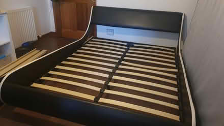 Photo of free King bed and memory foam mattress (Dysart KY1) #3
