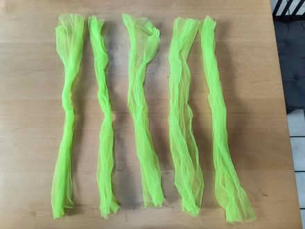 Photo of free Neon green tulle fabric pieces (near Maryvale Park) #1