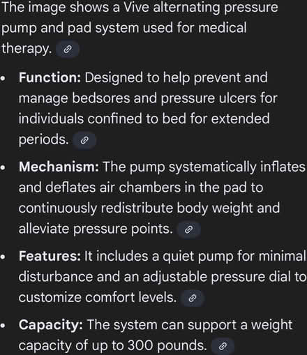 Photo of free Vive alternating pressure pump (3 Miami Gardens Road 33023) #2