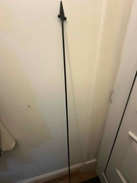 Photo of free Black metal curtain pole (E17 Waltham Forest) #1