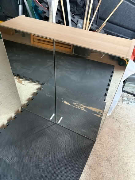 Photo of free Mirrored bathroom cabinet, glass shelves (Eaton NR4) #1