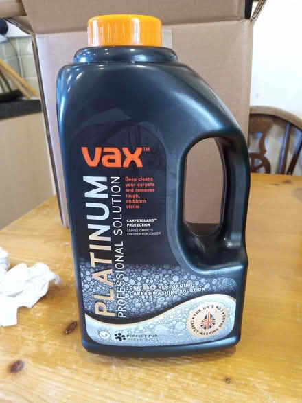 Photo of free Vax carpet cleaner solutions:- Platinum, Ultra+ Pet, Ultra+ (Hemyock EX15) #1