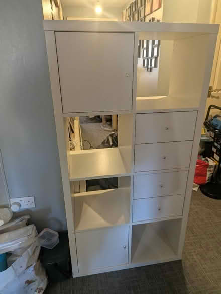 Photo of free White kallax unit (Hertford SG13) #1