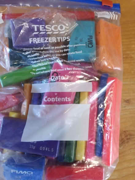 Photo of free FIMO coloured modelling blocks, random bag of (Hemyock EX15) #2