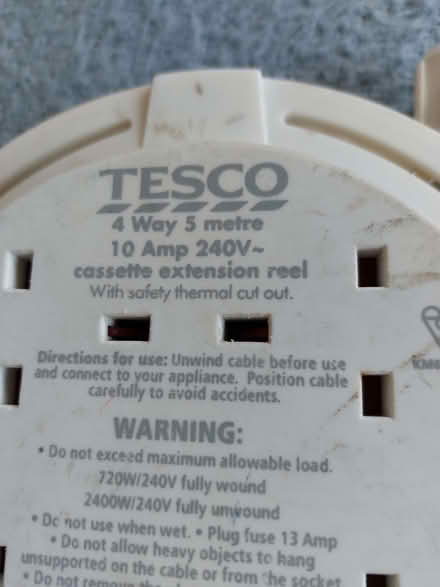 Photo of free 4 way extension lead (Humphrey's End GL6) #2