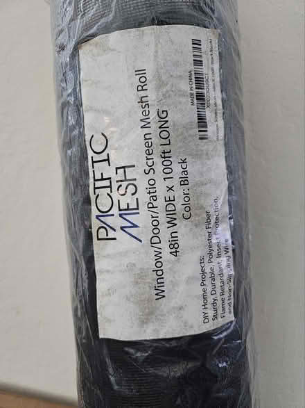 Photo of free Large roll -Window/door screen mesh (92 & Alameda de las Pulgas) #1
