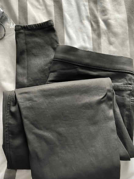 Photo of free Size 14 faux leather jeggings (Thringstone LE67) #1