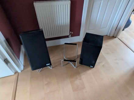 Photo of free Pair of B&Wi hifi speakers (Leatherhead) #1