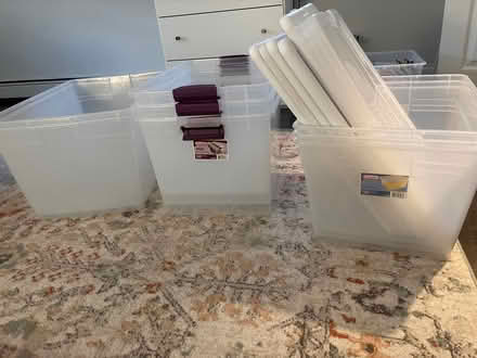 Photo of free Storage bins (Springfield NJ) #1