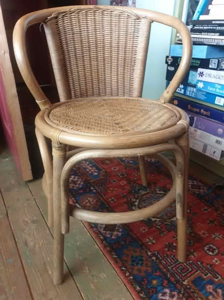 Photo of free Wicker Work Tub Chair (Breadsall DE21) #1