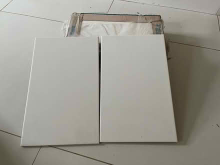 Photo of free Leftover cream wall tiles (Oxted) #1