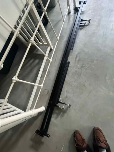 Photo of free King bed frame (Laconia) #1