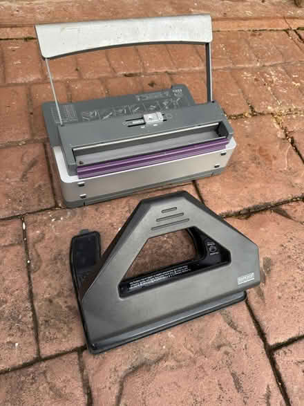 Photo of free 4 hole punch and binder (ME1 2SN) #1