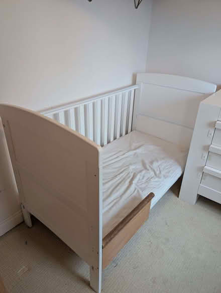 Photo of free Cot children's bed with mattress and drawer (Caversham RG4) #1